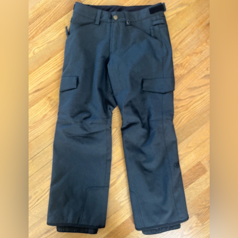 686 Girls Charcoal Cargo Ski or Snow Pants ❄️ 🎿 ⛄️